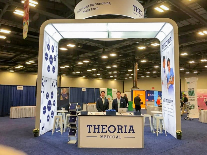20'x20' Custom Booth for Theoria