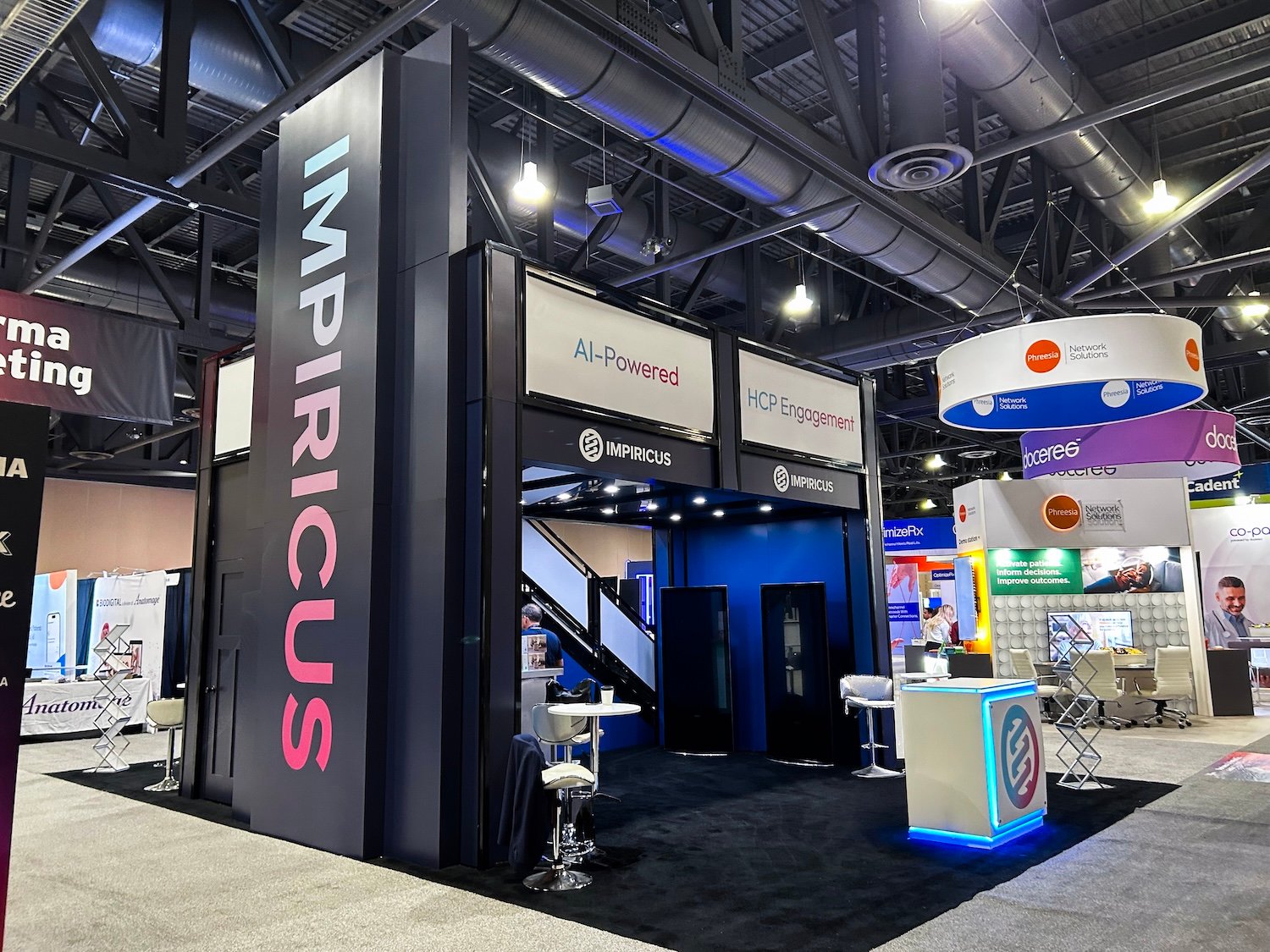 Double Deck Impiricus Trade Show Booth
