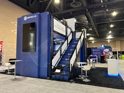 20x30 Impiricus double deck trade show display at 2025 Fierce Pharma Week