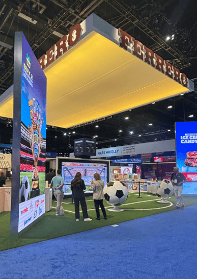Soccer Themed NACS Exhibit by Ferrero