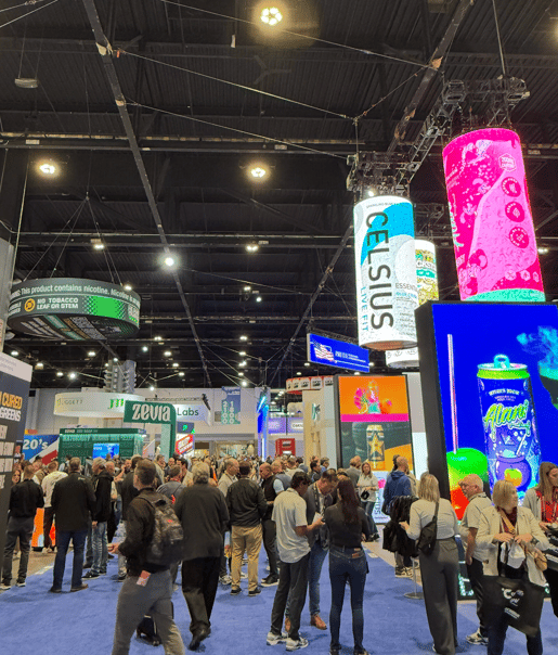 Various LED Screens showcased at NACS 2025