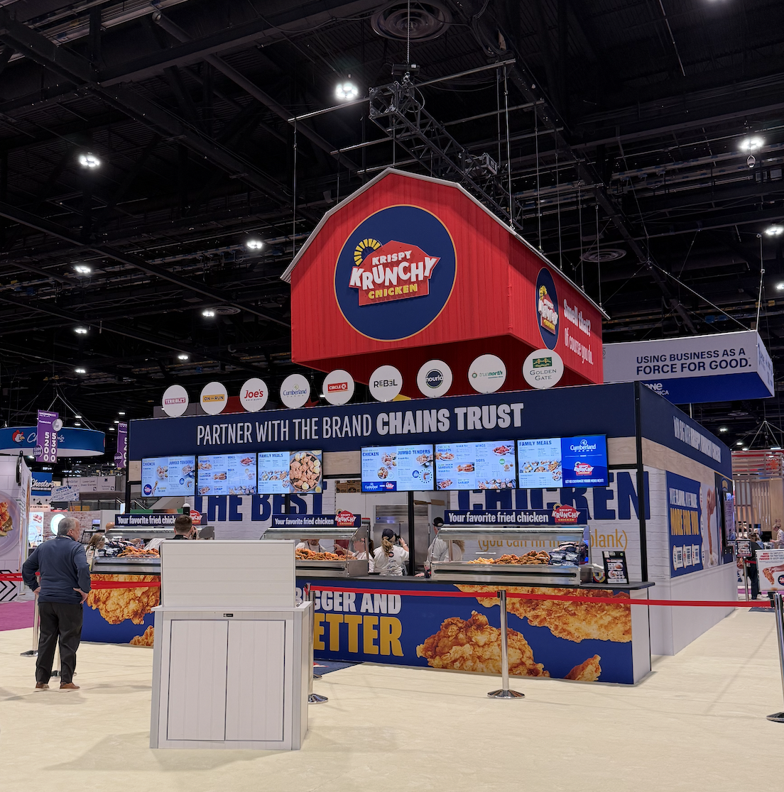 Krispy Krunchy Chicken NACS Exhibit - Full Restaurant Booth