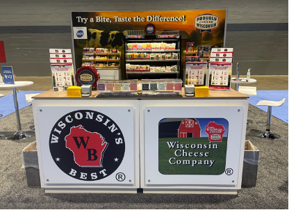 Wisconsin Cheese Trade Show Booth at NACS