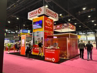 20x30 trade show exhibit for Circle K - NACS 2025