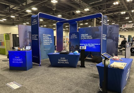 Portable 20x20 trade show booth