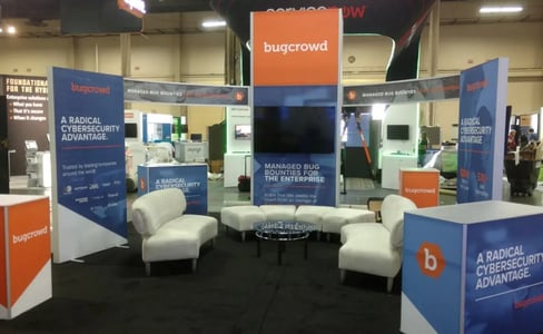 Bugcrowd Island Trade Show Display