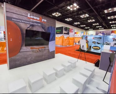 Lew Ellyn Island Trade Show Display