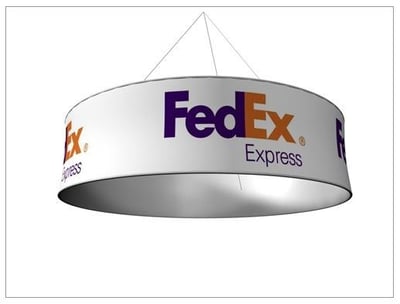 CIRCULAR HANGING BANNER